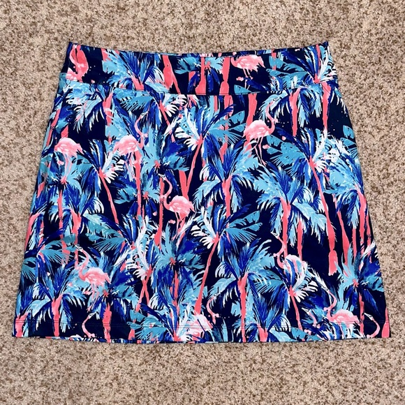 FLAMINGO PALM GOLF SKIRT / SHORTS (SKORTS) | EXCELLENT CONDITION | STRETCHY | M - Picture 1 of 5